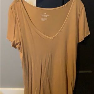 American eagle ruffle top